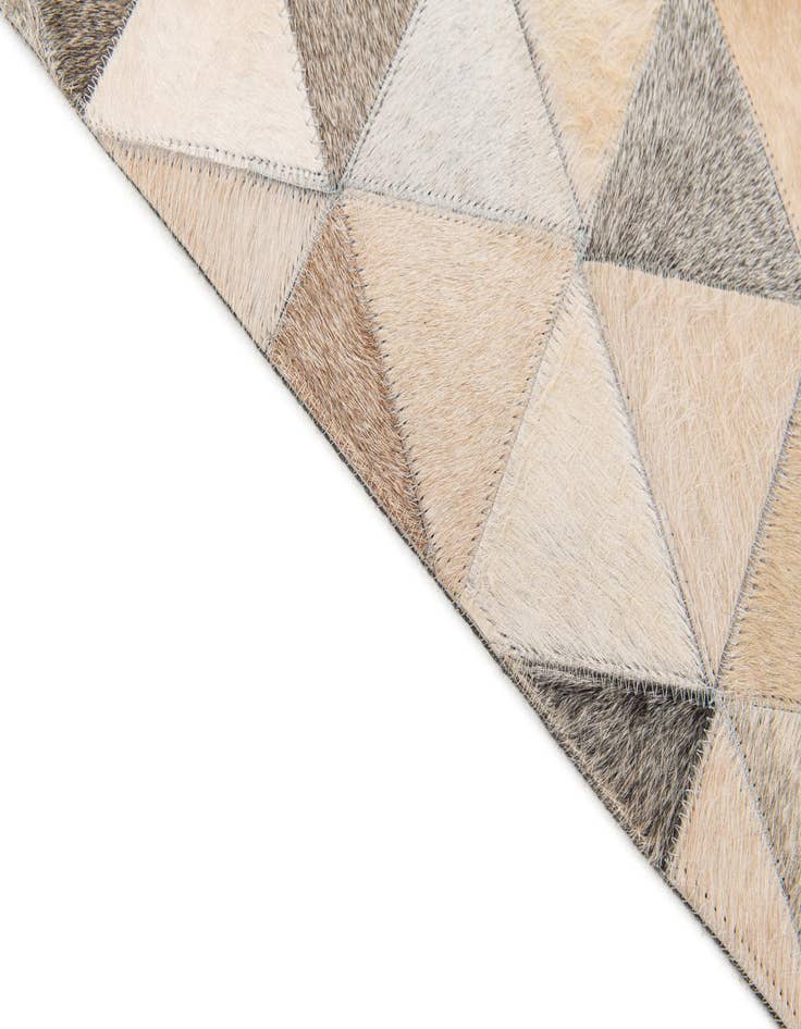 Detail image of  7' 11 x 10' Cowhide Stocks Rug