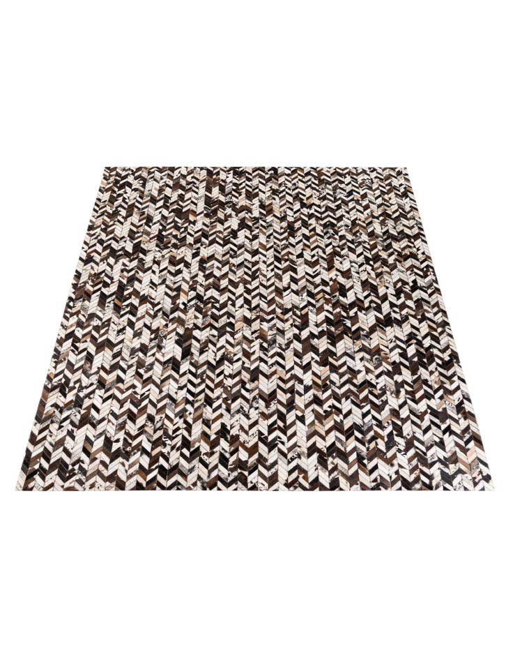 Detail image of  7' 7 x 9' 11 Cowhide Stocks Rug