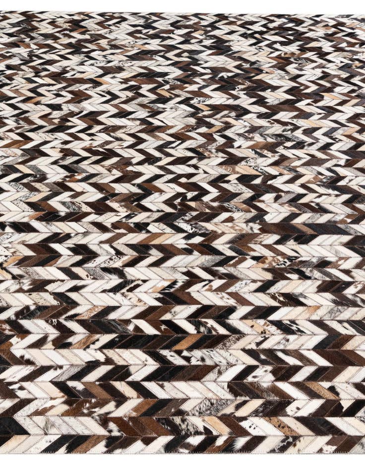 Detail image of  7' 7 x 9' 11 Cowhide Stocks Rug