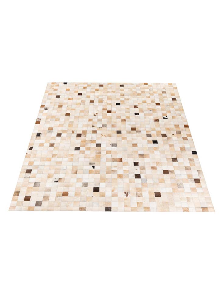 Detail image of  8' 1 x 9' 9 Cowhide Stocks Rug