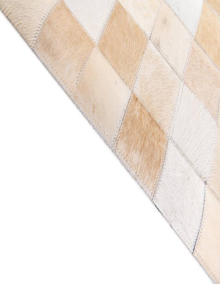 Detail image of  8' 1 x 9' 9 Cowhide Stocks Rug