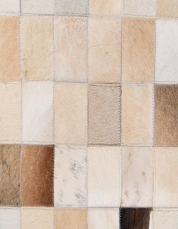 Detail image of  8' 1 x 9' 9 Cowhide Stocks Rug