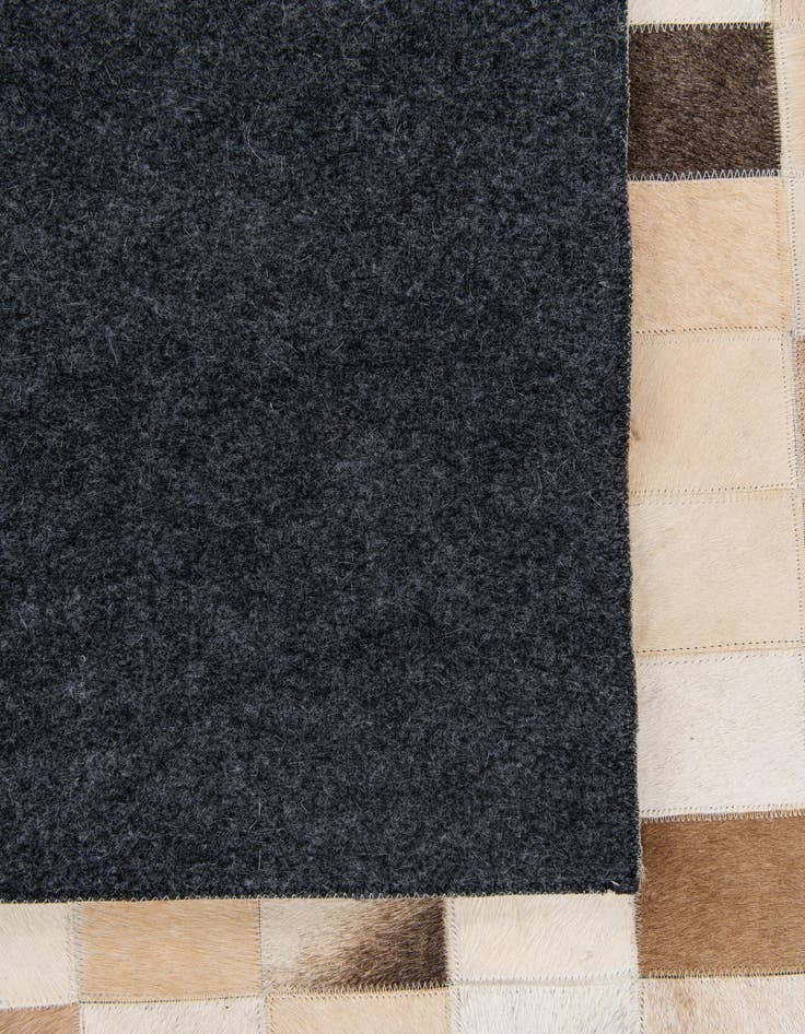 Detail image of  8' 1 x 9' 9 Cowhide Stocks Rug