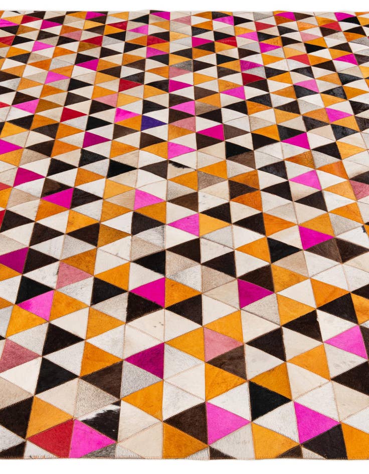 Detail image of  8' x 10' 1 Cowhide Stocks Rug