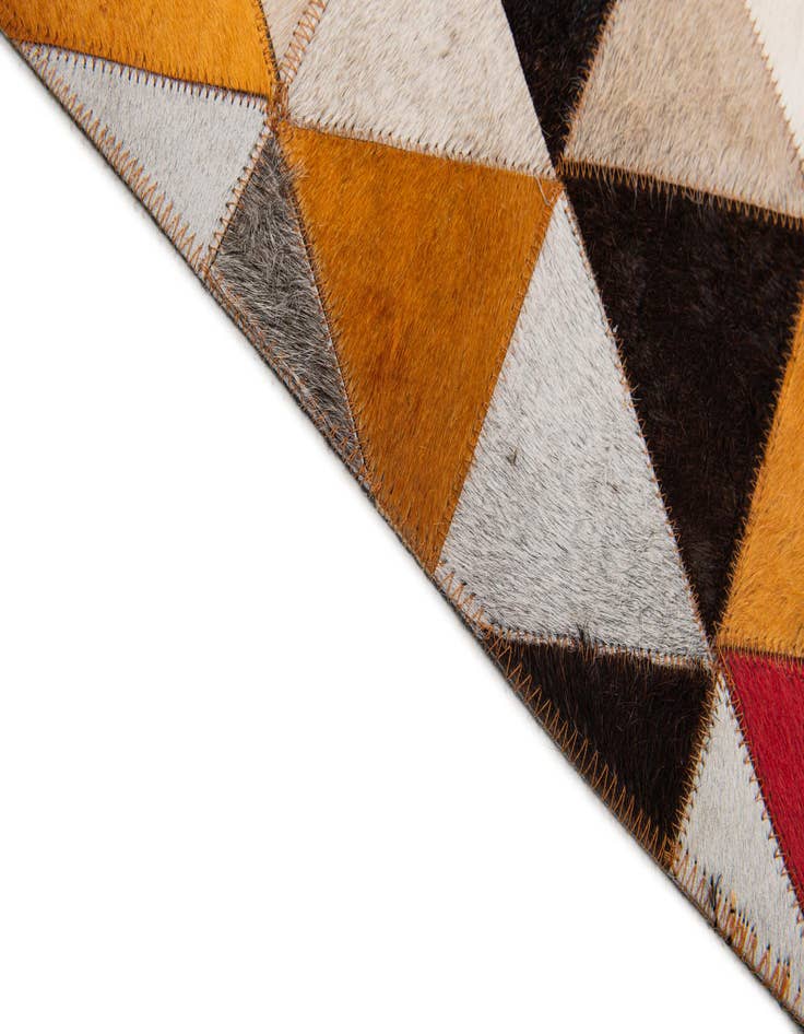 Detail image of  8' x 10' 1 Cowhide Stocks Rug
