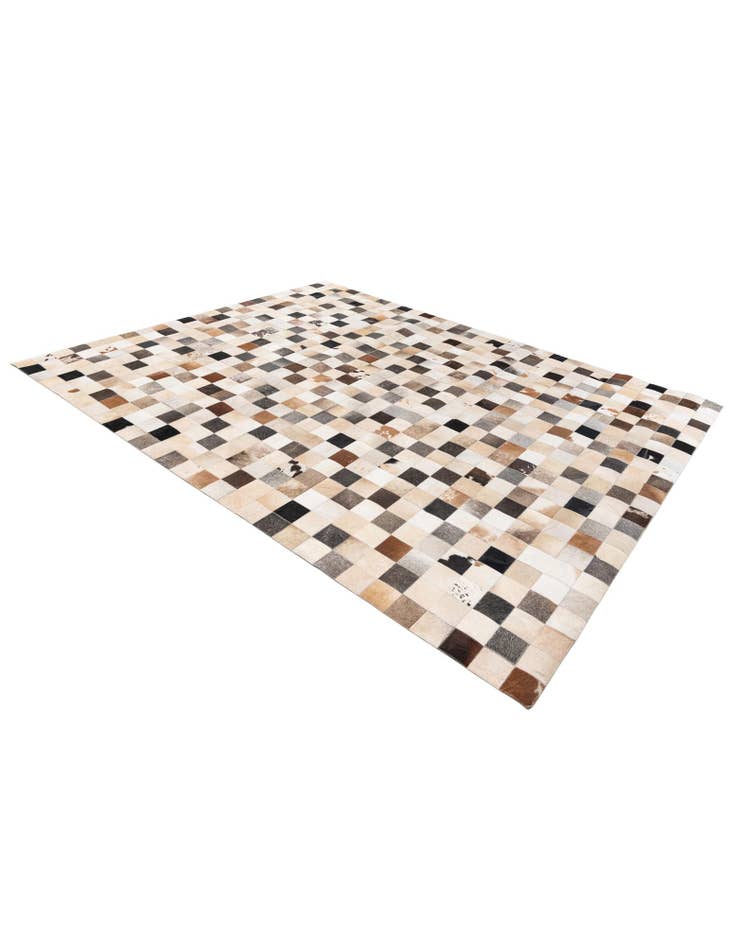 Detail image of  8' x 9' 11 Cowhide Stocks Rug