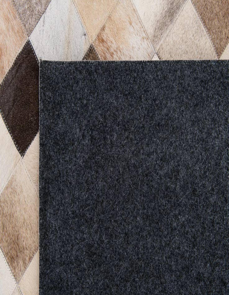 Detail image of  8' x 9' 11 Cowhide Stocks Rug