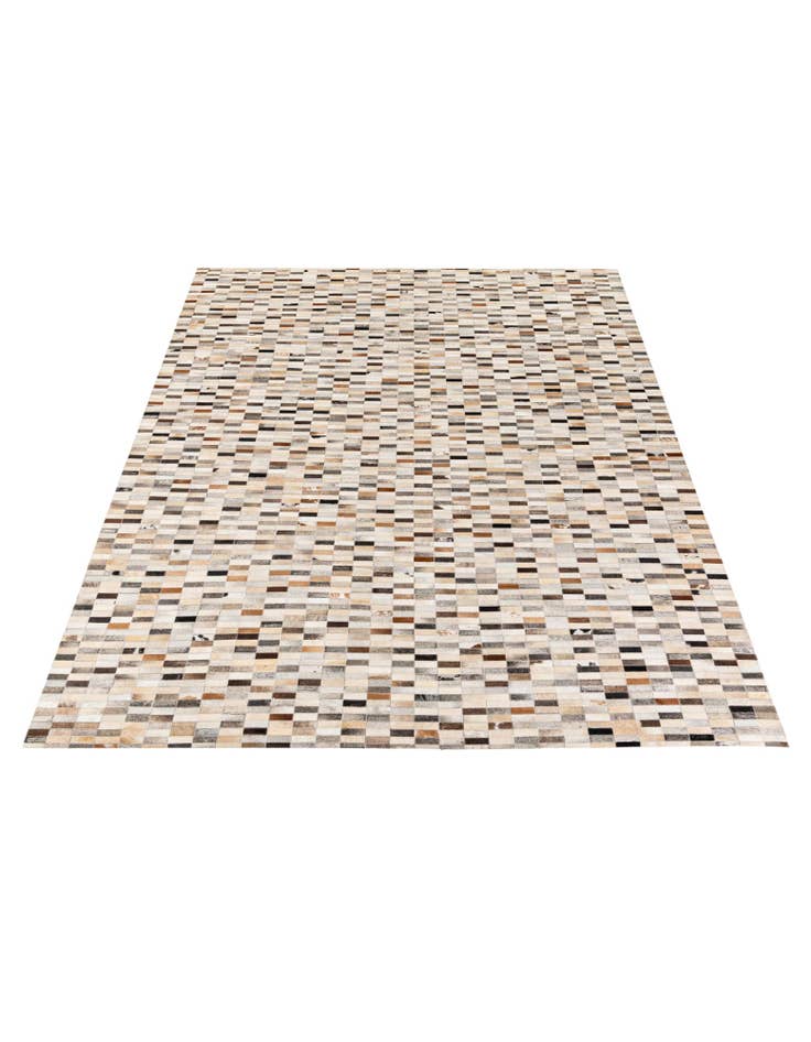 Detail image of  7' 11 x 9' 10 Cowhide Stocks Rug