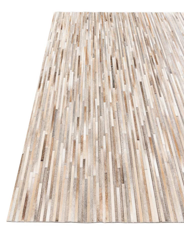 Detail image of  8' x 9' 11 Cowhide Stocks Rug