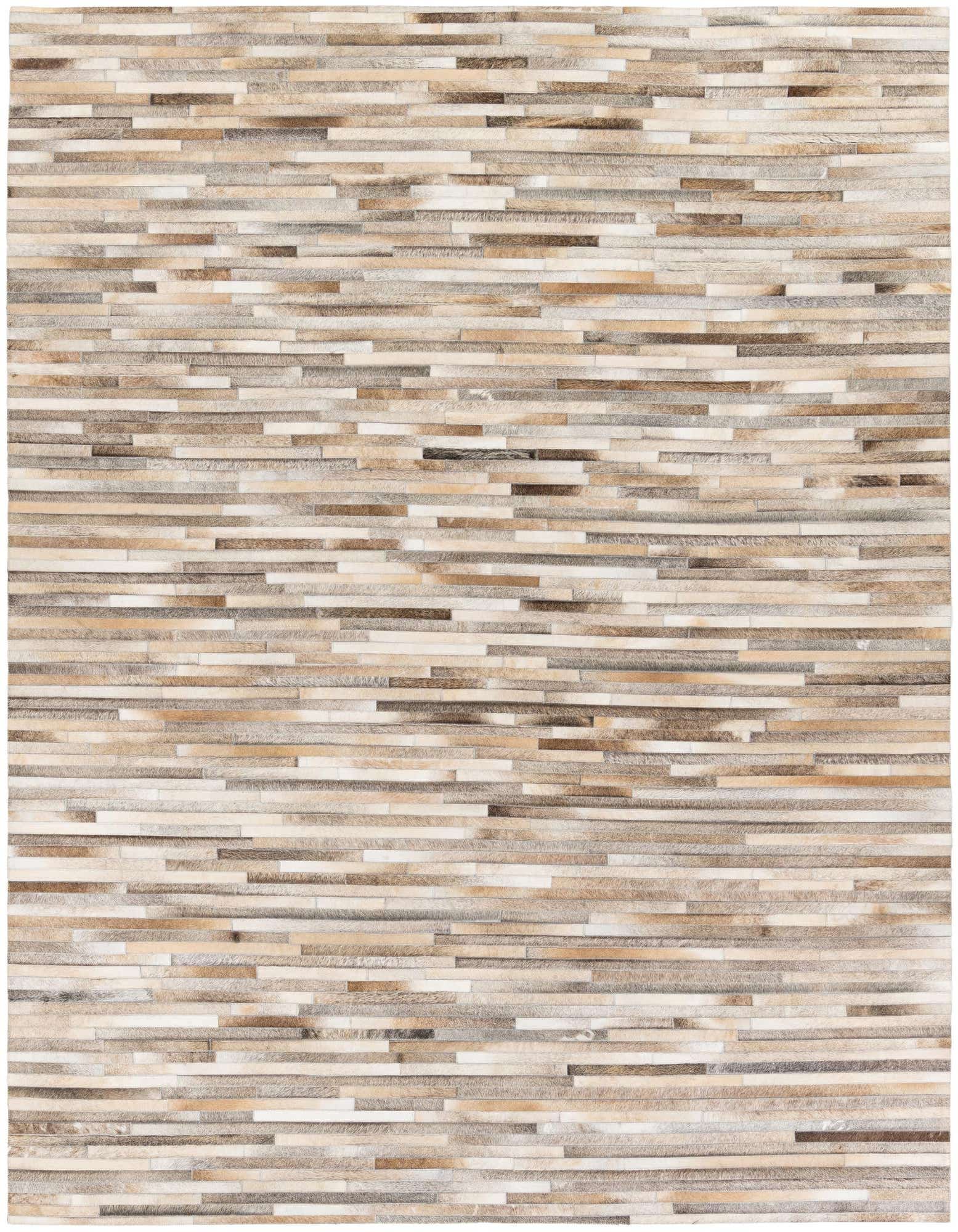 Primary image  8' x 9' 11 Cowhide Stocks Rug