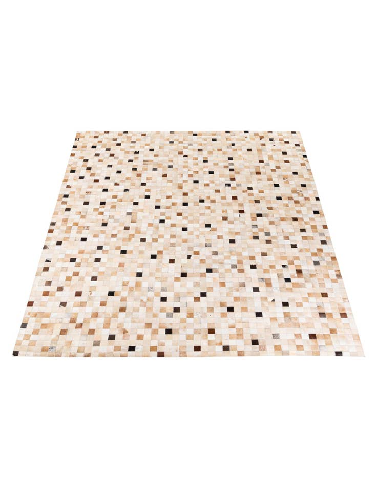 Detail image of  8' 2 x 9' 11 Cowhide Stocks Rug