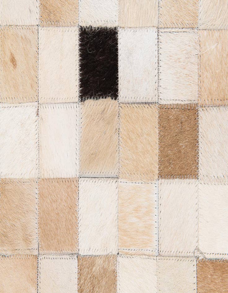 Detail image of  8' 2 x 9' 11 Cowhide Stocks Rug