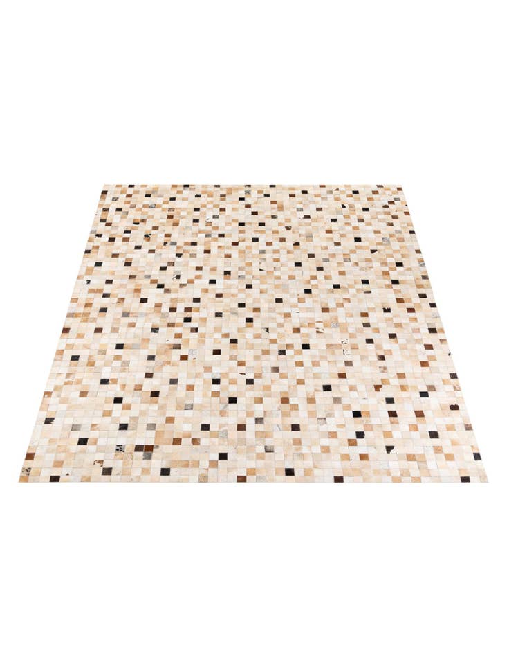 Detail image of  8' x 9' 9 Cowhide Stocks Rug