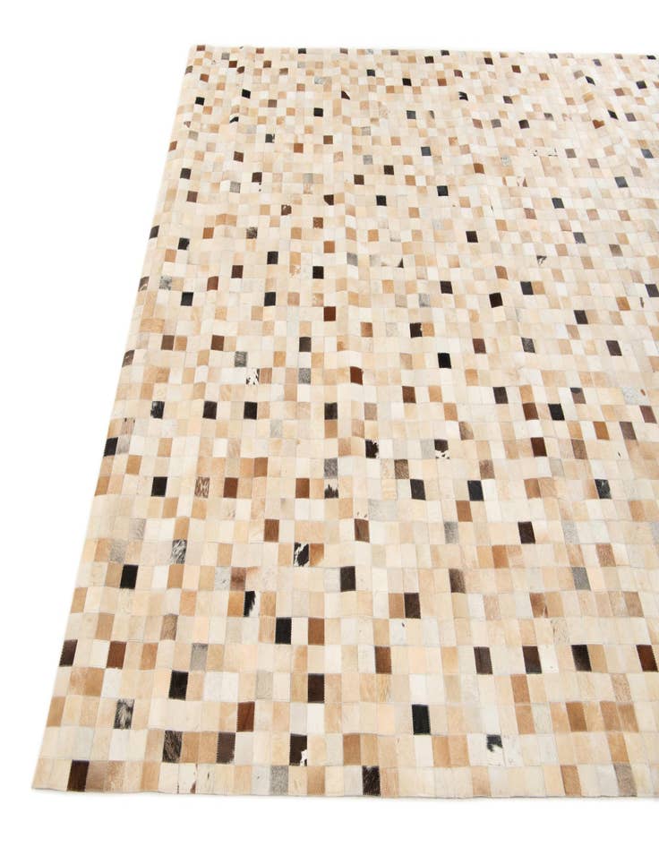 Detail image of  8' x 9' 9 Cowhide Stocks Rug