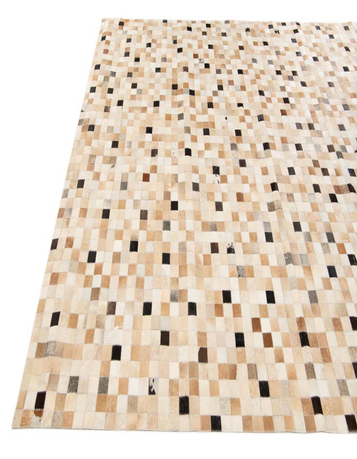 Detail image of  7' 11 x 9' 10 Cowhide Stocks Rug