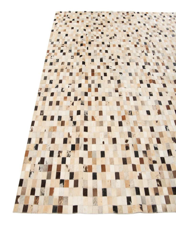 Detail image of  8' x 9' 11 Cowhide Stocks Rug