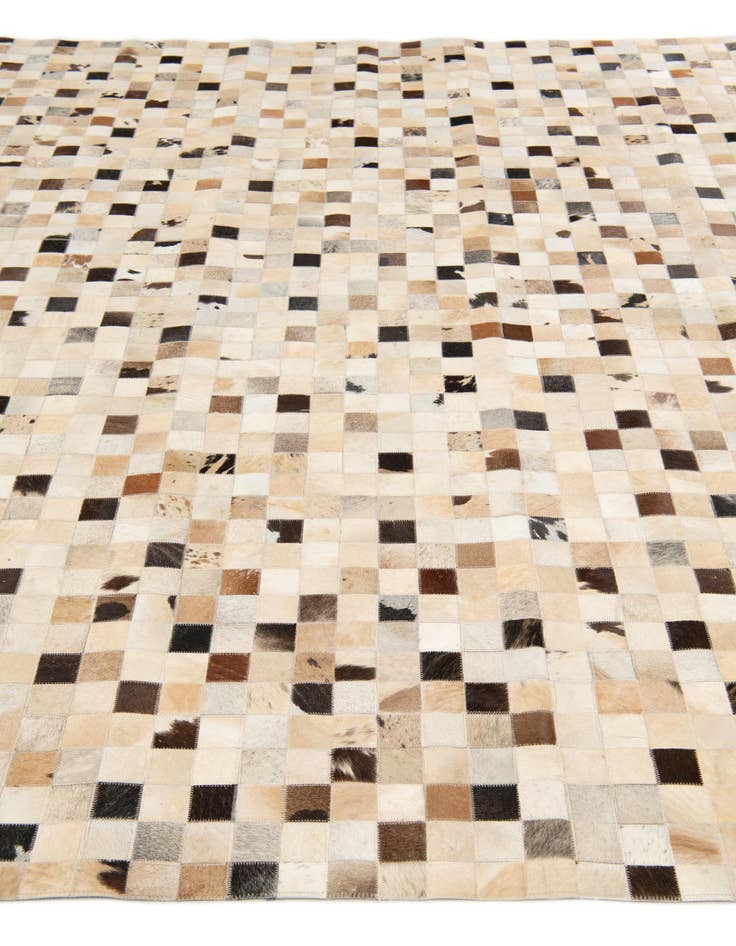 Detail image of  8' x 9' 11 Cowhide Stocks Rug