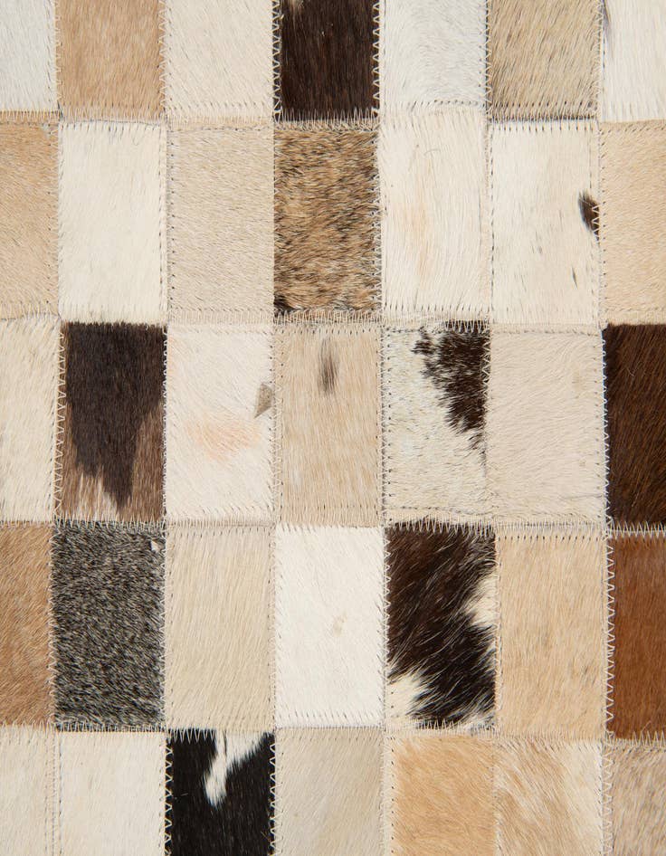 Detail image of  8' x 9' 11 Cowhide Stocks Rug