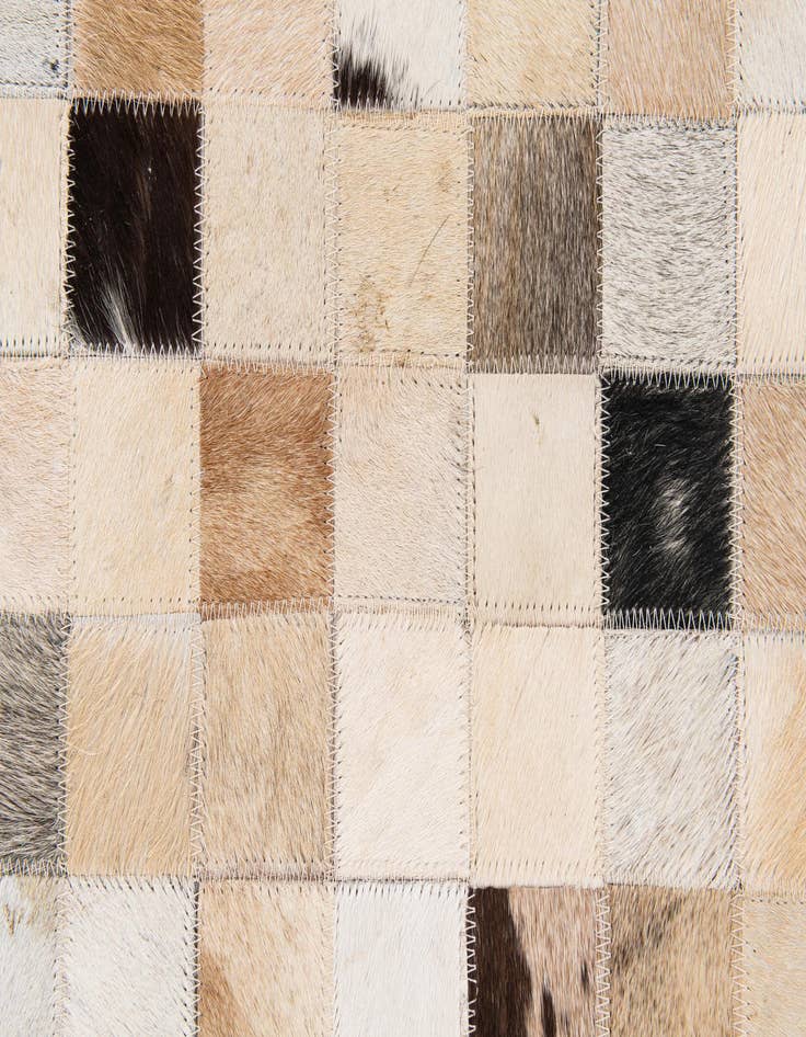 Detail image of  8' 1 x 9' 11 Cowhide Stocks Rug