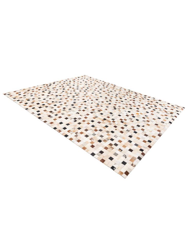 Detail image of  8' x 9' 9 Cowhide Stocks Rug