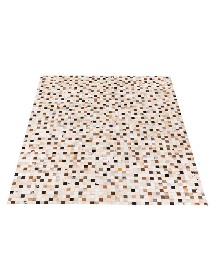 Detail image of  8' x 9' 9 Cowhide Stocks Rug