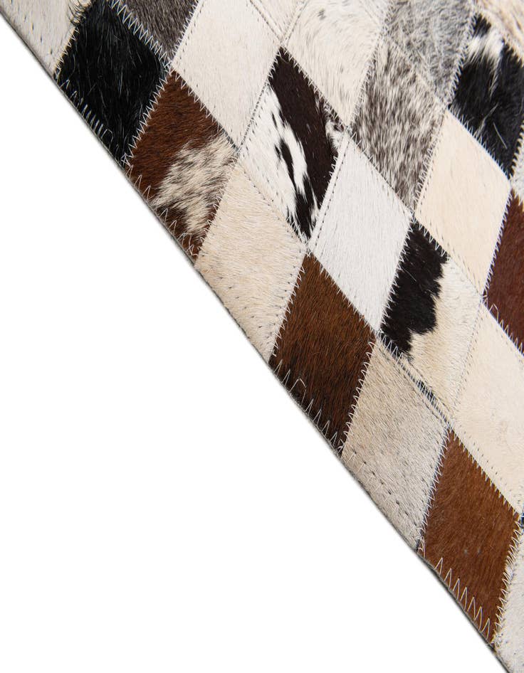 Detail image of  8' 1 x 10' Cowhide Stocks Rug