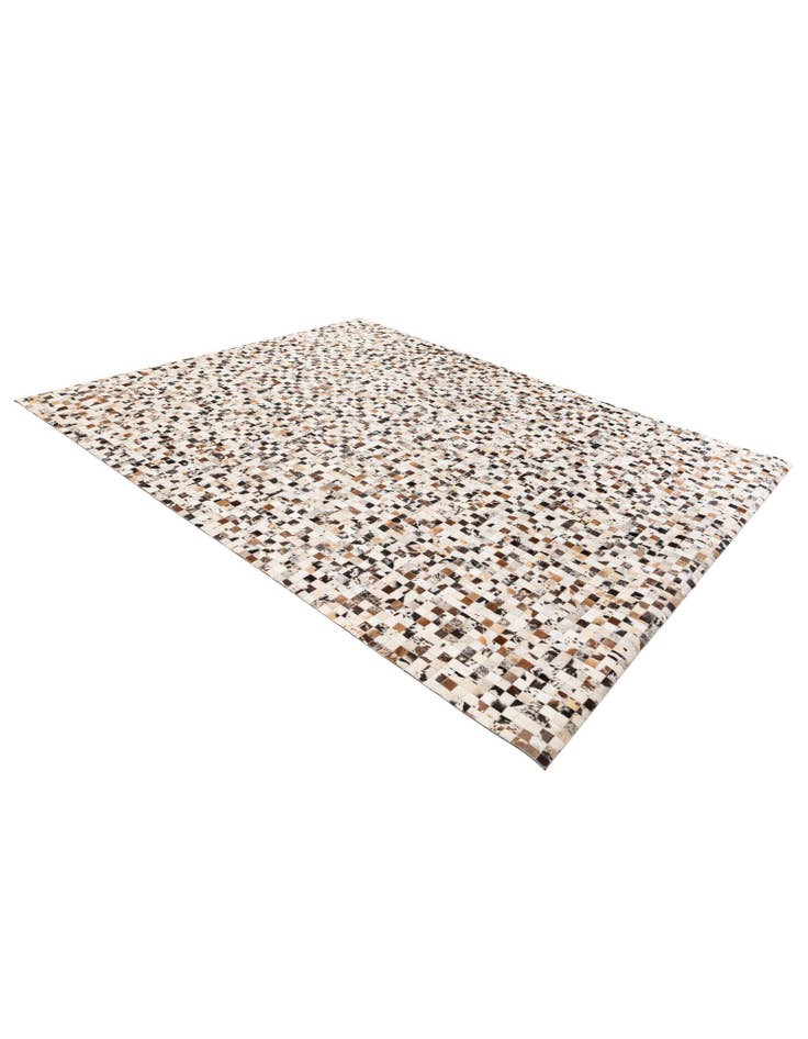 Detail image of  8' 1 x 10' Cowhide Stocks Rug