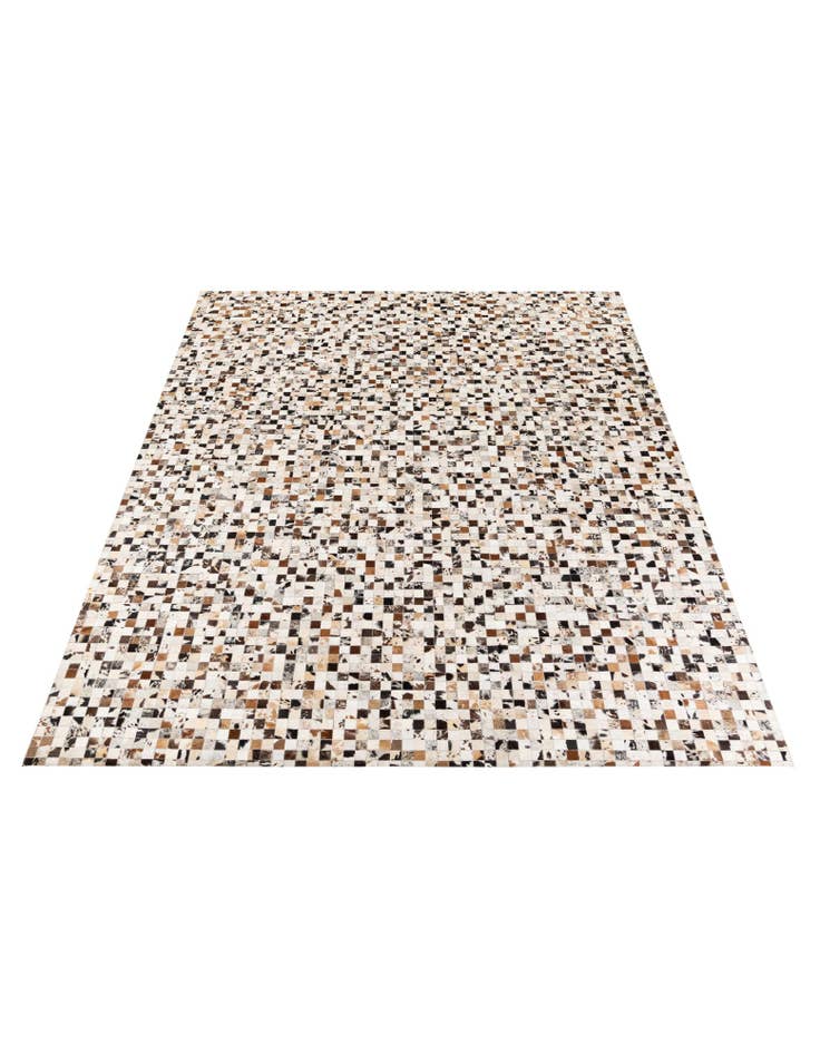 Detail image of  8' 1 x 10' Cowhide Stocks Rug