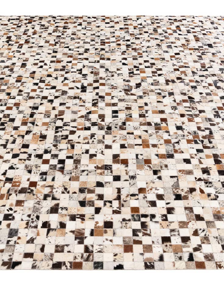 Detail image of  8' 1 x 10' Cowhide Stocks Rug