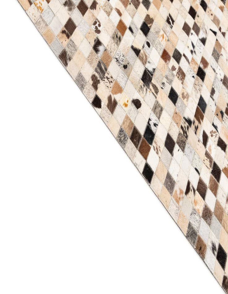 Detail image of  8' x 9' 11 Cowhide Stocks Rug