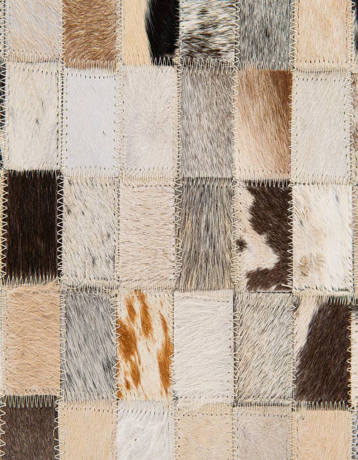 Detail image of  8' x 10' Cowhide Stocks Rug