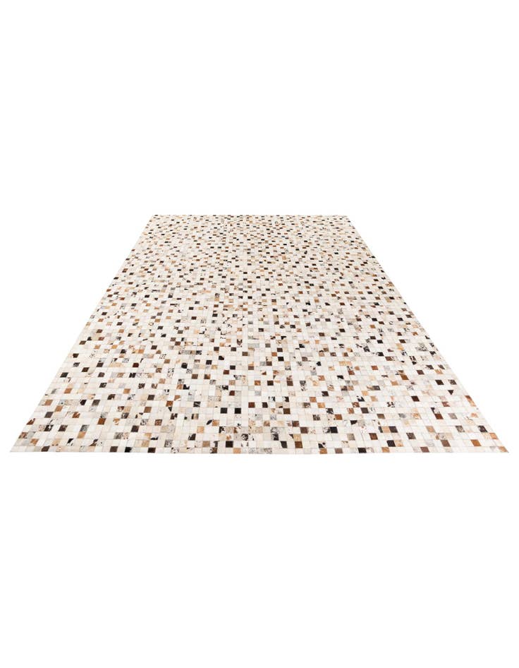 Detail image of  8' x 9' 10 Cowhide Stocks Rug