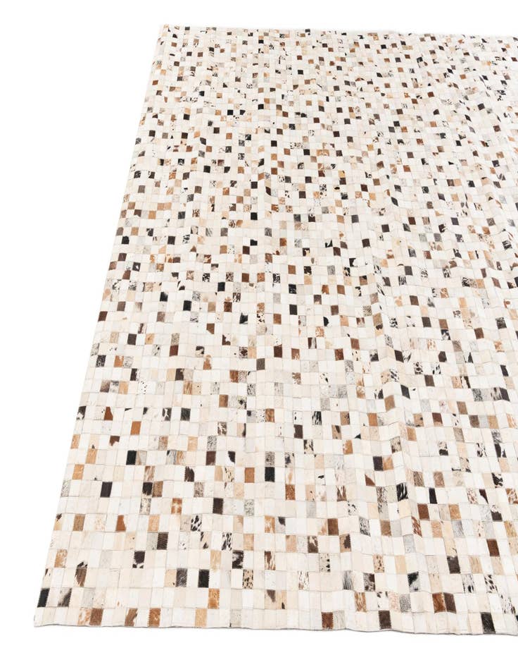 Detail image of  8' x 9' 10 Cowhide Stocks Rug
