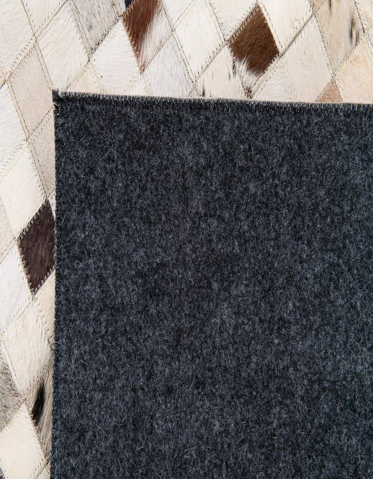 Detail image of  8' x 9' 10 Cowhide Stocks Rug