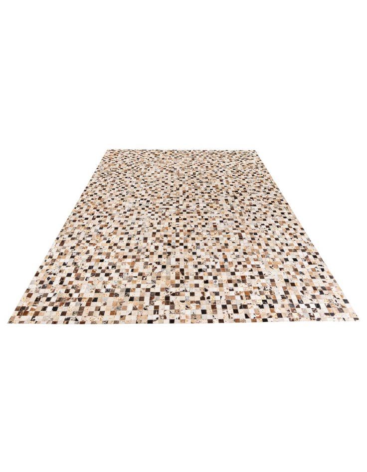 Detail image of  8' x 9' 10 Cowhide Stocks Rug