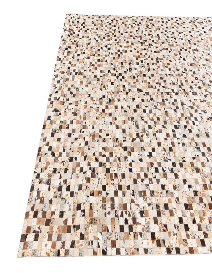Detail image of  8' x 9' 10 Cowhide Stocks Rug