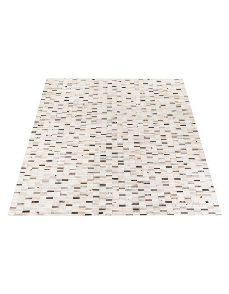 Detail image of  7' 11 x 9' 9 Cowhide Stocks Rug