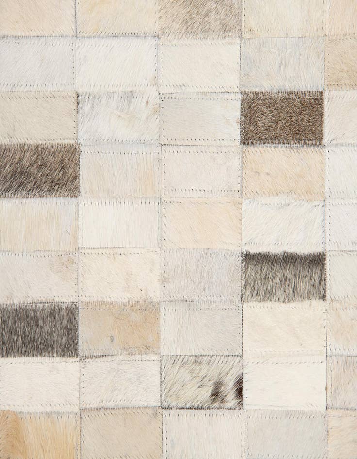 Detail image of  7' 11 x 9' 9 Cowhide Stocks Rug