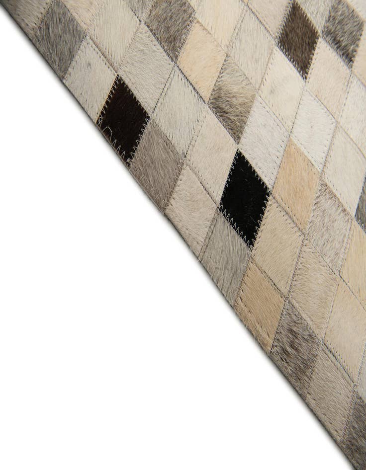 Detail image of  8' x 9' 11 Cowhide Stocks Rug