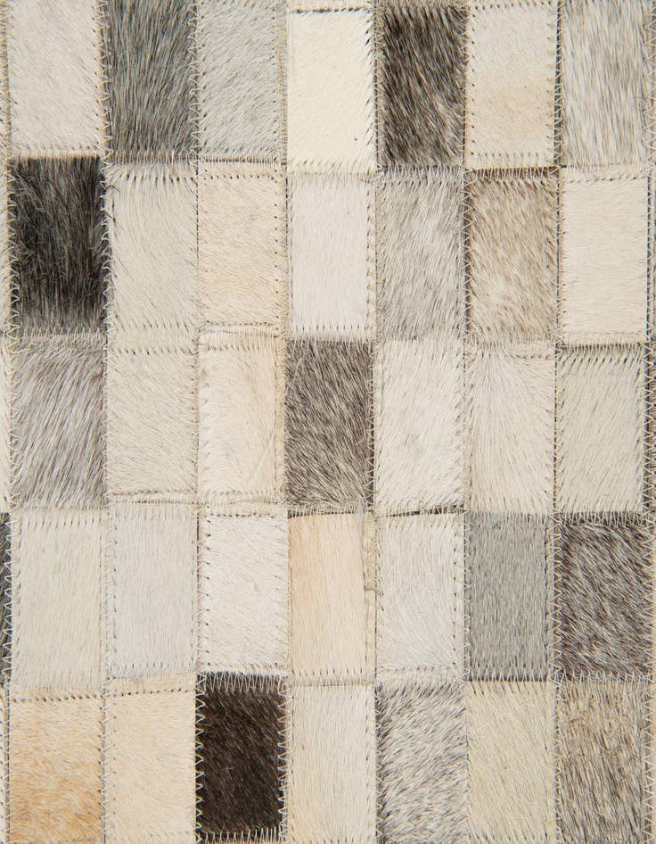 Detail image of  8' x 9' 11 Cowhide Stocks Rug