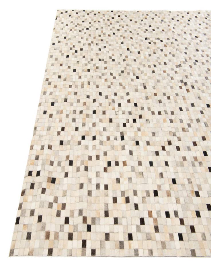 Detail image of  8' 1 x 9' 11 Cowhide Stocks Rug