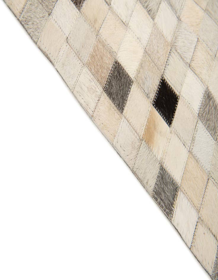 Detail image of  8' 1 x 9' 11 Cowhide Stocks Rug