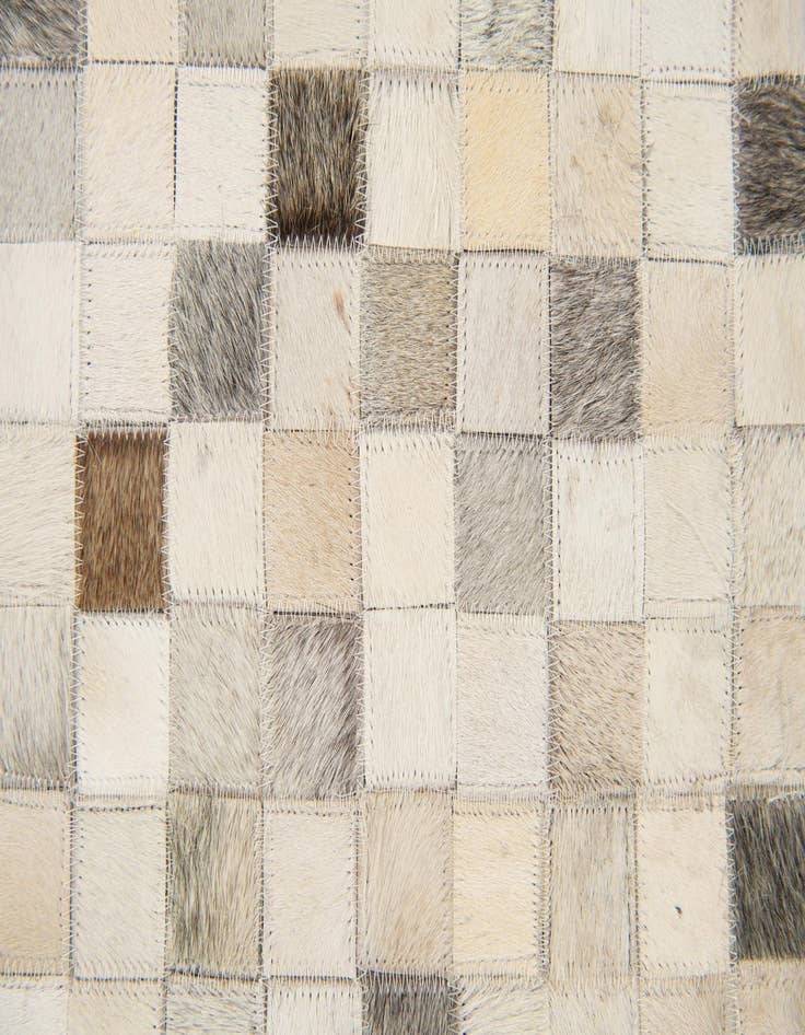 Detail image of  8' 1 x 9' 11 Cowhide Stocks Rug