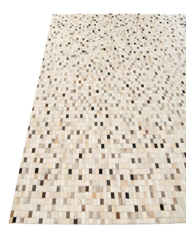 Detail image of  8' 1 x 9' 11 Cowhide Stocks Rug