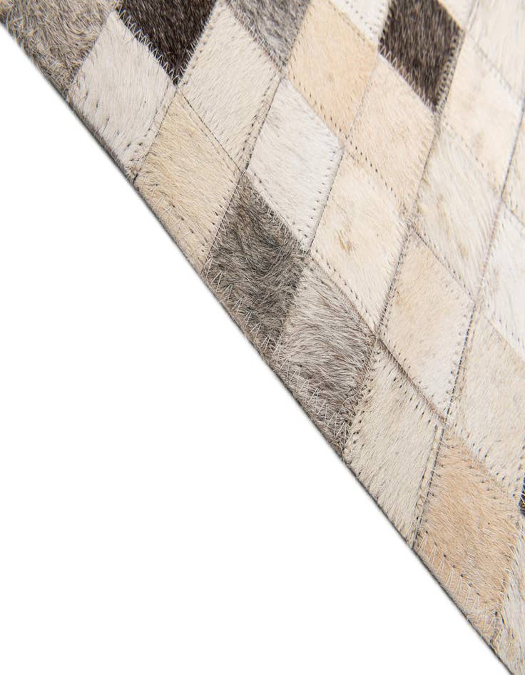 Detail image of  8' 1 x 9' 11 Cowhide Stocks Rug