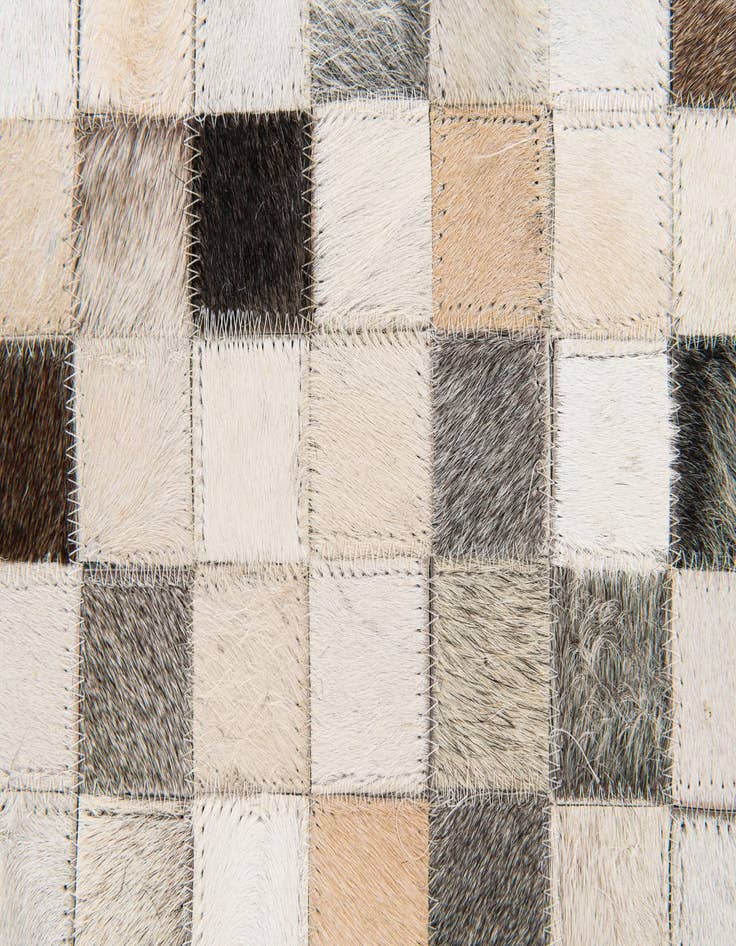 Detail image of  8' 1 x 9' 11 Cowhide Stocks Rug
