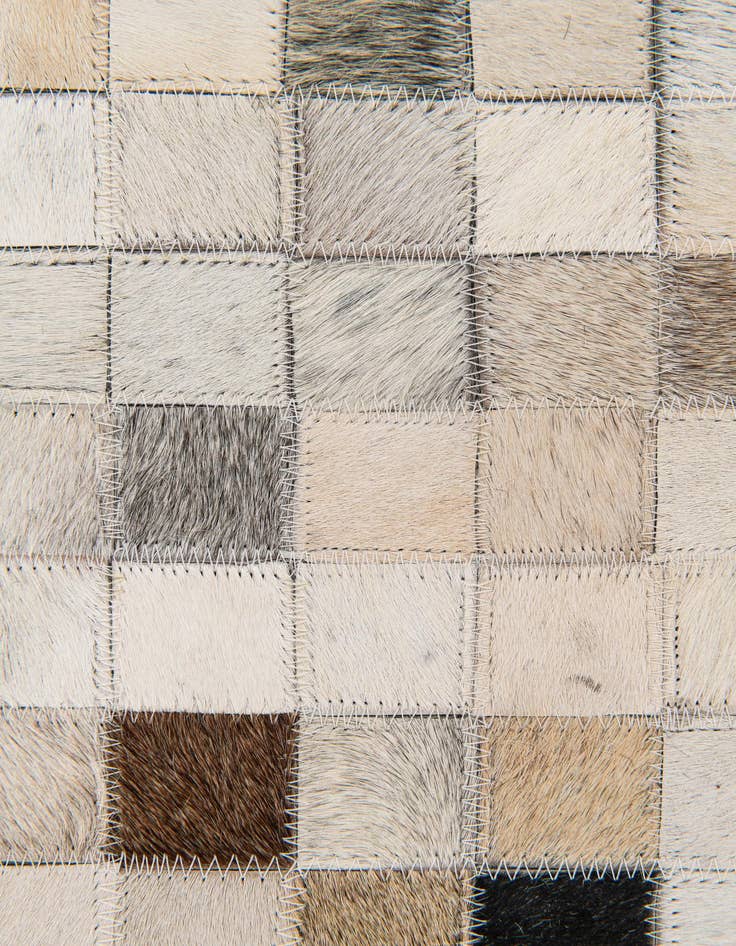 Detail image of  7' 11 x 9' 10 Cowhide Stocks Rug