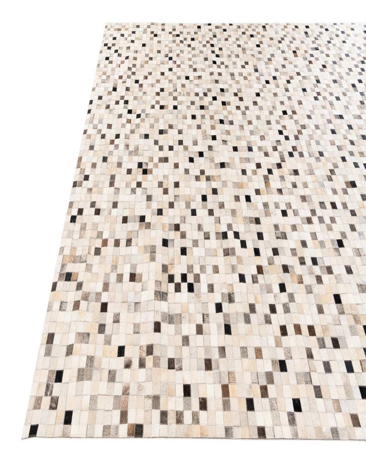 Detail image of  8' x 9' 11 Cowhide Stocks Rug