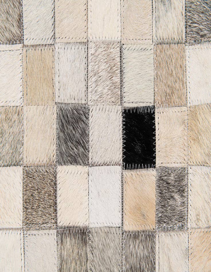Detail image of  8' x 9' 11 Cowhide Stocks Rug