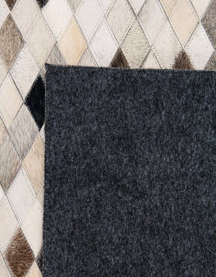 Detail image of  8' x 9' 11 Cowhide Stocks Rug